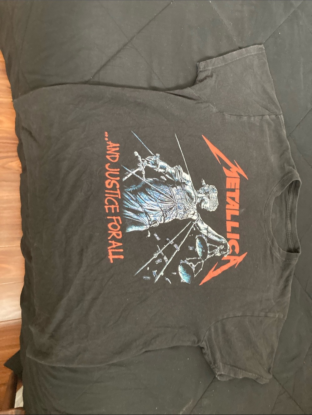 Metallica Kids' Black Graphic Short-Sleeve Tee - "...And Justice for All"